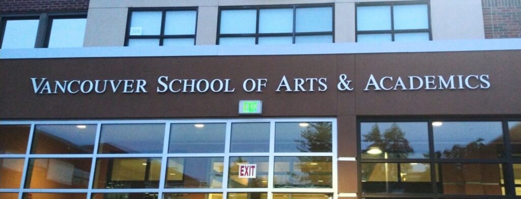 vancouver school of arts sign